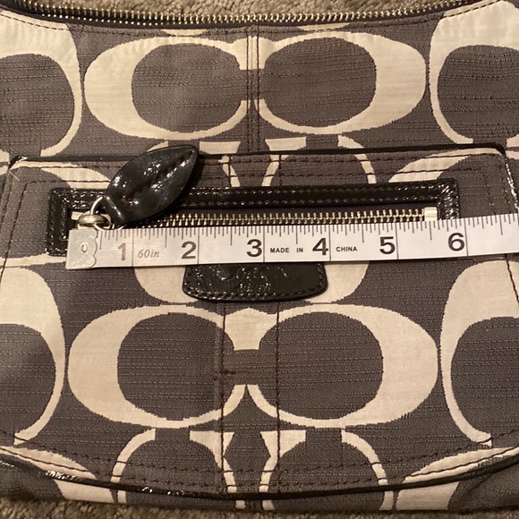 13291 Coach Penelope Shantung Signature bag - Picture 12 of 12